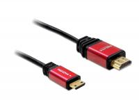 Delock Cable High Speed HDMI with Ethernet A-male mini C-male 3 m