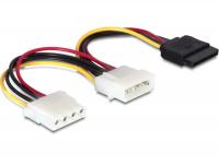 Delock Cable Power SATA HDD 2x 4pin malefemale
