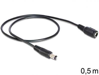 Delock Cable DC Extension 5.5 x 2.1 mm male female