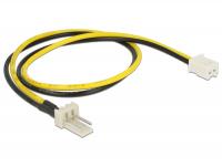 Delock Power Cable 3 pin male 2 pin female (fan) 30 cm