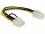 Delock Power Cable PCI Express 6 pin female 8 pin male