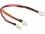 Delock Cable Molex 3 pin female 2 x Molex 3 pin male (fan) 22 cm