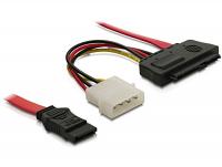 Delock Cable SAS 29 pin SFF-8482 + Molex 1 x SATA 7 pin 50 cm