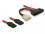 Delock Cable SAS 29 pin SFF-8482 2 x SATA 7 pin 50 cm