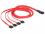 Delock Cable mini SAS SFF-8087 4 x SATA 7 pin 1 m