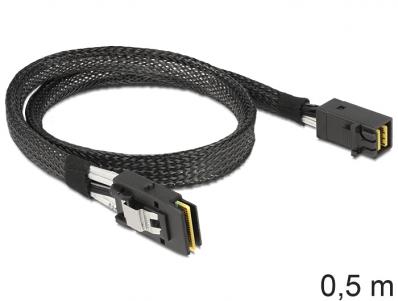 Delock Cable Mini SAS HD SFF-8643 Mini SAS SFF-8087 0.5 m
