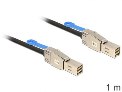 Delock Cable Mini SAS HD SFF-8644 Mini SAS HD SFF-8644 1 m