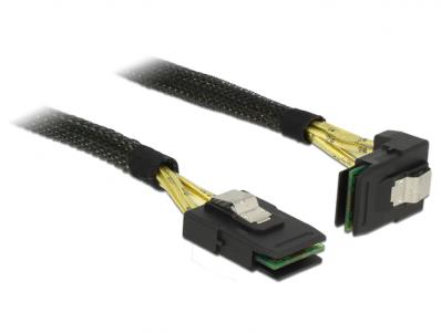 Delock Cable Mini SAS SFF-8087 Mini SAS SFF-8087 angled 1 m