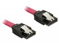 Delock Cable SATA 6 Gbs 10cm straightstraight red