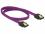 Delock SATA cable 6 Gbs 50 cm straight straight metal purple Premium