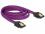 Delock SATA cable 6 Gbs 100 cm straight straight metal purple Premium