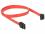 Delock cable SATA 50cm upstraight red