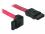 Delock cable SATA 70cm downstraight red