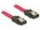 Delock SATA cable 70cm straightstraight metal red