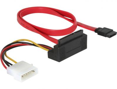 Delock SATA All-in-One cable angled