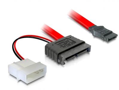 Delock Cable SATA Slimline male + 2pin power 5V SATA