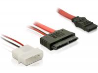 Delock Cable Micro SATA female + 2 pin Power 5 V SATA 7 pin 30 cm