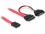 Delock Cable Slim SATA 13pin 7pin SATA + SATA Power