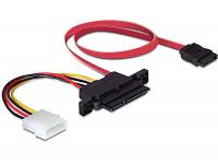 Delock Cable â Backplane SATA 22pin 7pin + 4pin power (NSS)