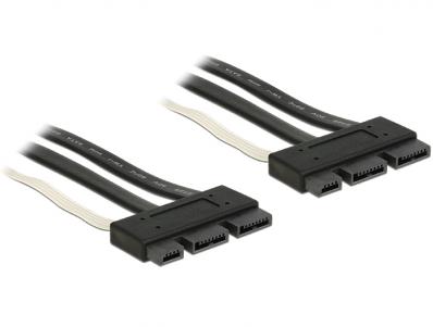 Delock Cable SATA Express 18 pin male SATA Express 18 pin male 50 cm