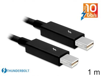 Delock Cable Thunderboltâ¢ male Thunderboltâ¢ male 1 m black