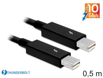 Delock Cable Thunderboltâ¢ male Thunderboltâ¢ male 0.5 m black