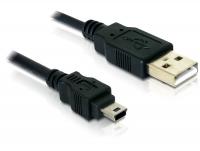 Delock Cable USB 2.0 USB-B mini 5pin malemale