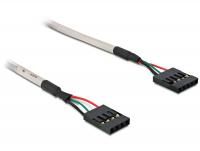 Delock Cable USB Pinheader 4pin5pin female-female
