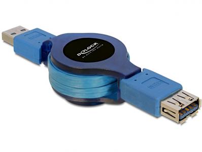 Delock Cable USB 3.0 Extension retractable