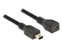 Delock Cable USB 2.0 mini-B Extension malefemale 1m