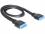 Delock Extension cable USB 3.0 pin header male female