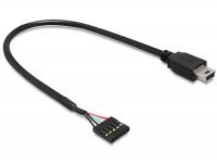 Delock Cable USB 2.0 pin header female USB mini male 30 cm