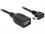 Delock Cable USB mini male angled USB 2.0-A female OTG 50 cm
