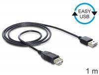 Delock Extension Cable EASY-USB 2.0-A male USB 2.0-A female 1 m