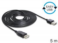 Delock Extension Cable EASY-USB 2.0-A male USB 2.0-A female 5 m