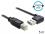 Delock Cable EASY-USB 2.0-A male leftright angled USB 2.0-B male 5 m