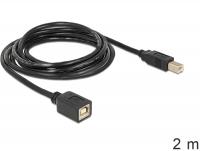 Delock Extension Cable USB 2.0 B male B female 2 m