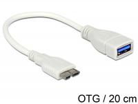 Delock OTG Cable Micro USB 3.0 USB 3.0-A female