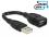 Delock Cable USB 2.0 A male A female ShapeCable 0.15 m