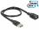Delock Cable USB 2.0 A male A female ShapeCable 0.5 m