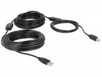 Delock Cable USB 2.0 type A male USB 2.0 type B male 20 m