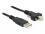 Delock Cable USB 2.0 type A male USB 2.0 type B male with screws 1 m