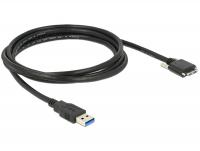 Delock Cable USB 3.0 type A male USB 3.0 type Micro-B male with screws 2 m