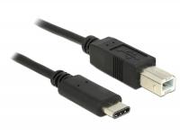 Delock Cable USB Type-Câ¢ 2.0 male USB 2.0 type B male 1 m black