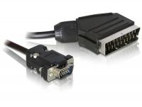 Delock Cable Video Scart male (output) VGA male (input) 2 m