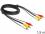 Delock Cable Audio Video 3 x RCA male male 1,5 m