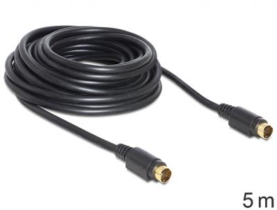 Delock Cable S-Video 1 x 4 pin male male 5 m