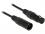 Delock Cable XLR 3 Pin male female 3 m