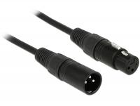 Delock Cable XLR 3 Pin male female 4.5 m