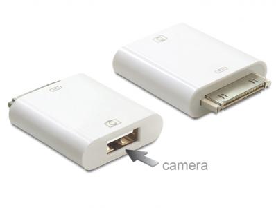 Delock Adapter IPhone IPad 30 pin male USB-A female